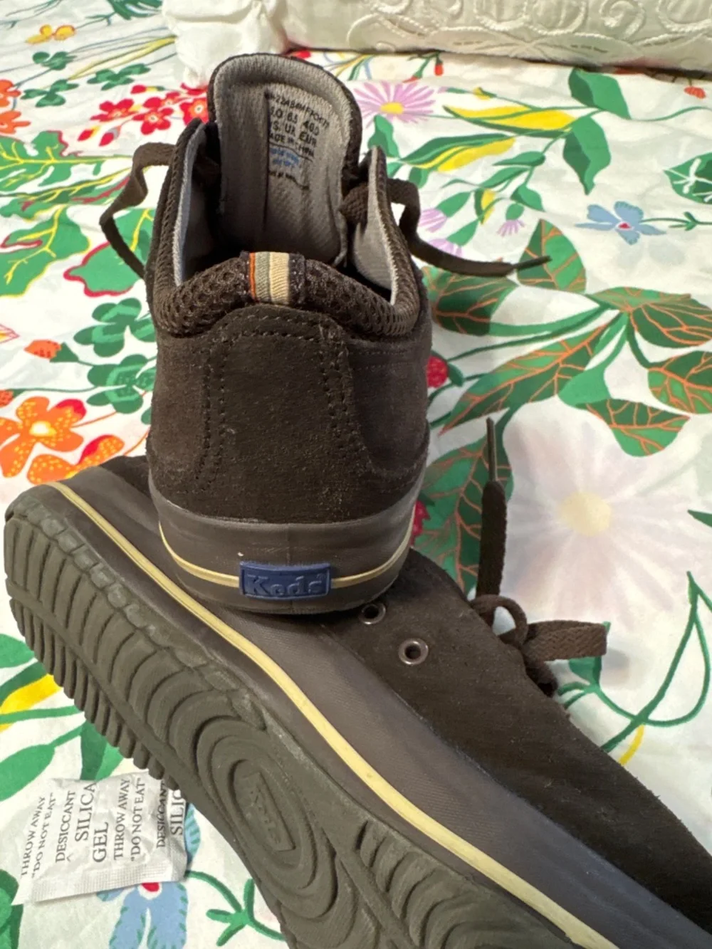 Keds  brown suede, tennis shoes, size 9